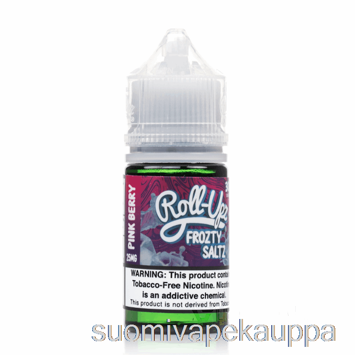 Vape Kauppa Vaaleanpunainen Marjajää - Mehu Roll-upz Suola - 30ml 25mg